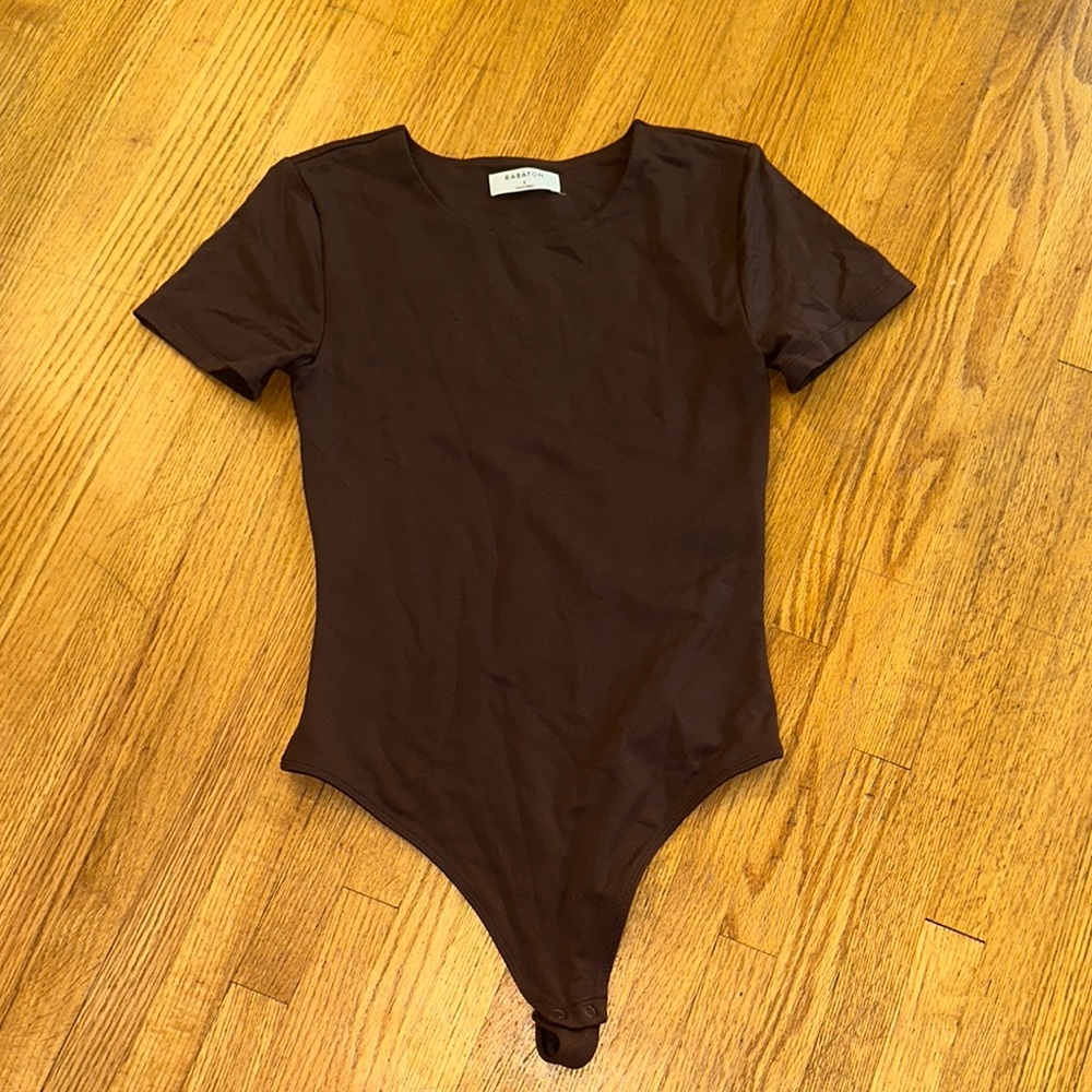 Aritzia Chocolate Brown Bodysuit